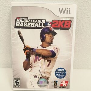Major League Baseball 2K8 (Nintendo Wii, 2008)(COMPLETE)(TESTED)